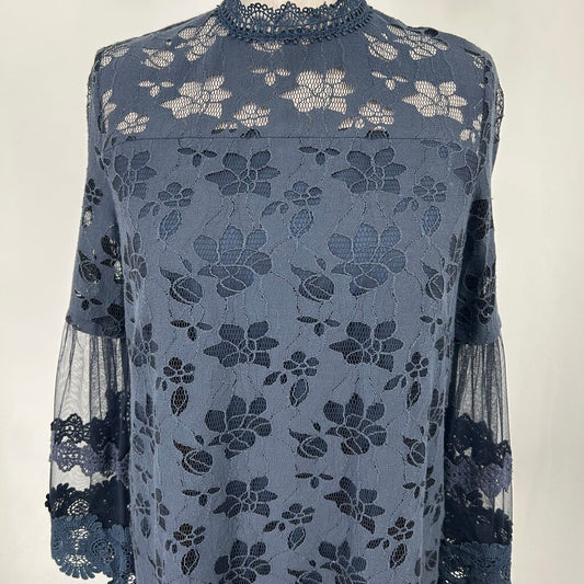 Entro L/s Floral Lace Dress