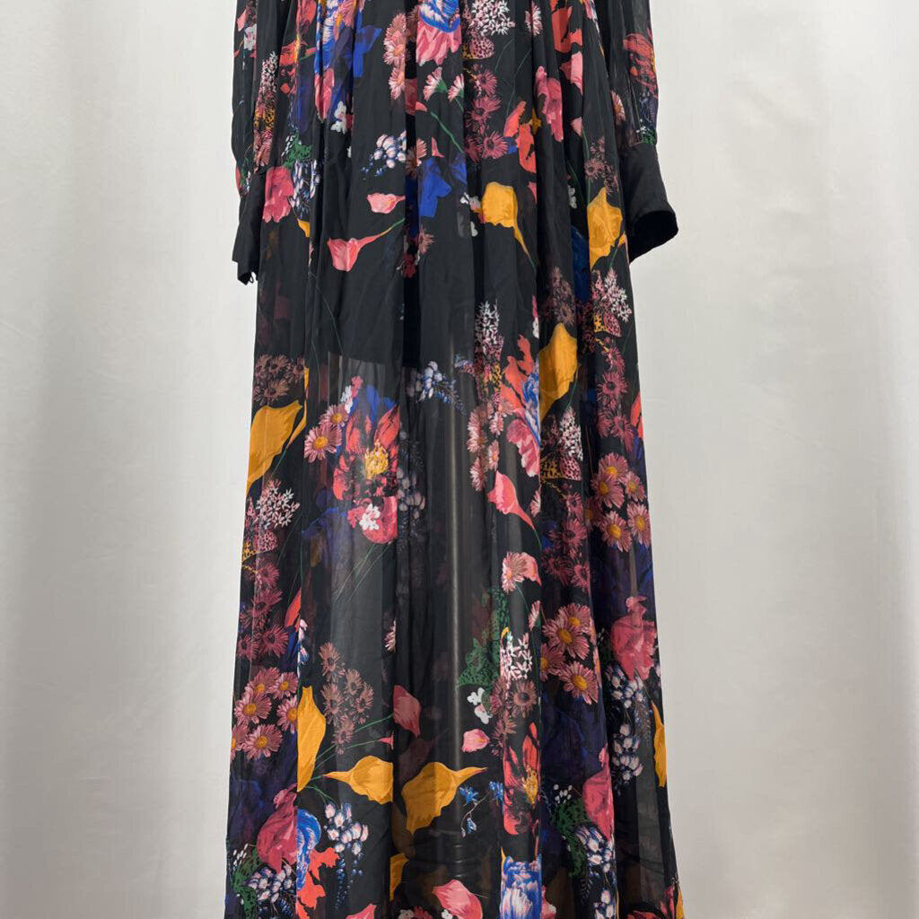 Maeve L/s Floral Maxi Dress