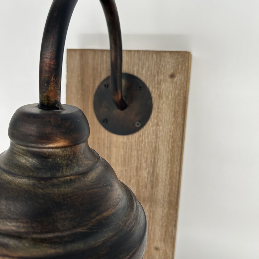 Rustic Lantern Wall Sconce