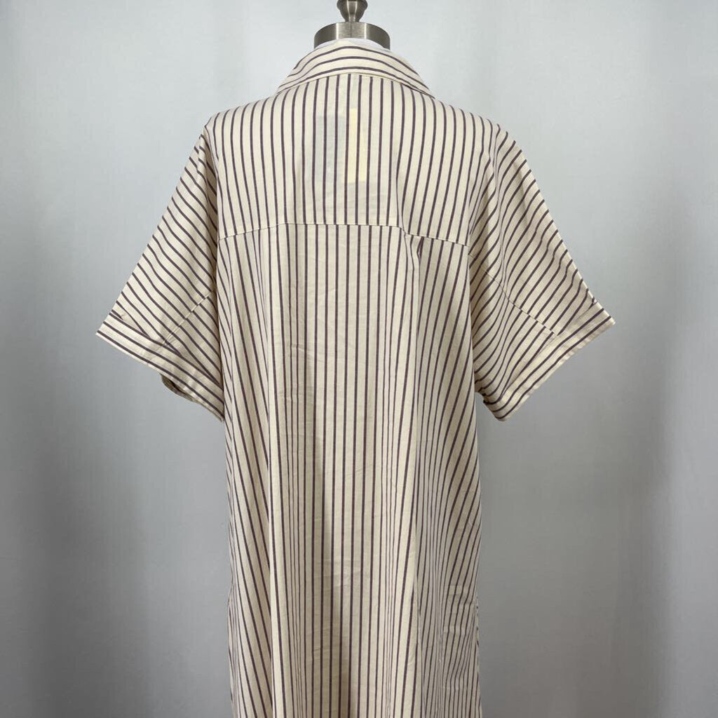 Torrid S/s Striped Shirt Dress