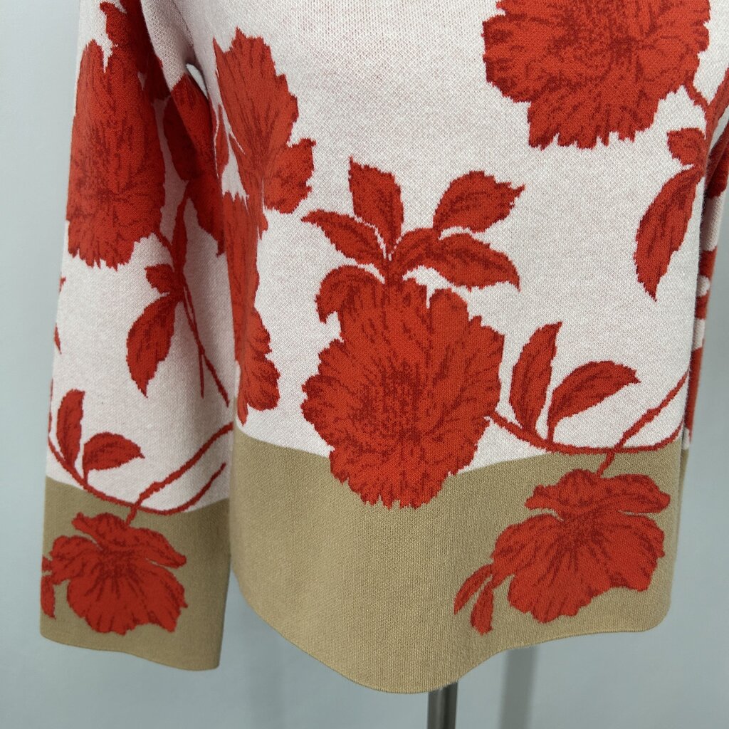 Ann Taylor L/s Floral Sweater