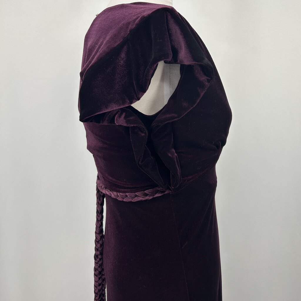 MISA S/s Velvet Maxi Dress