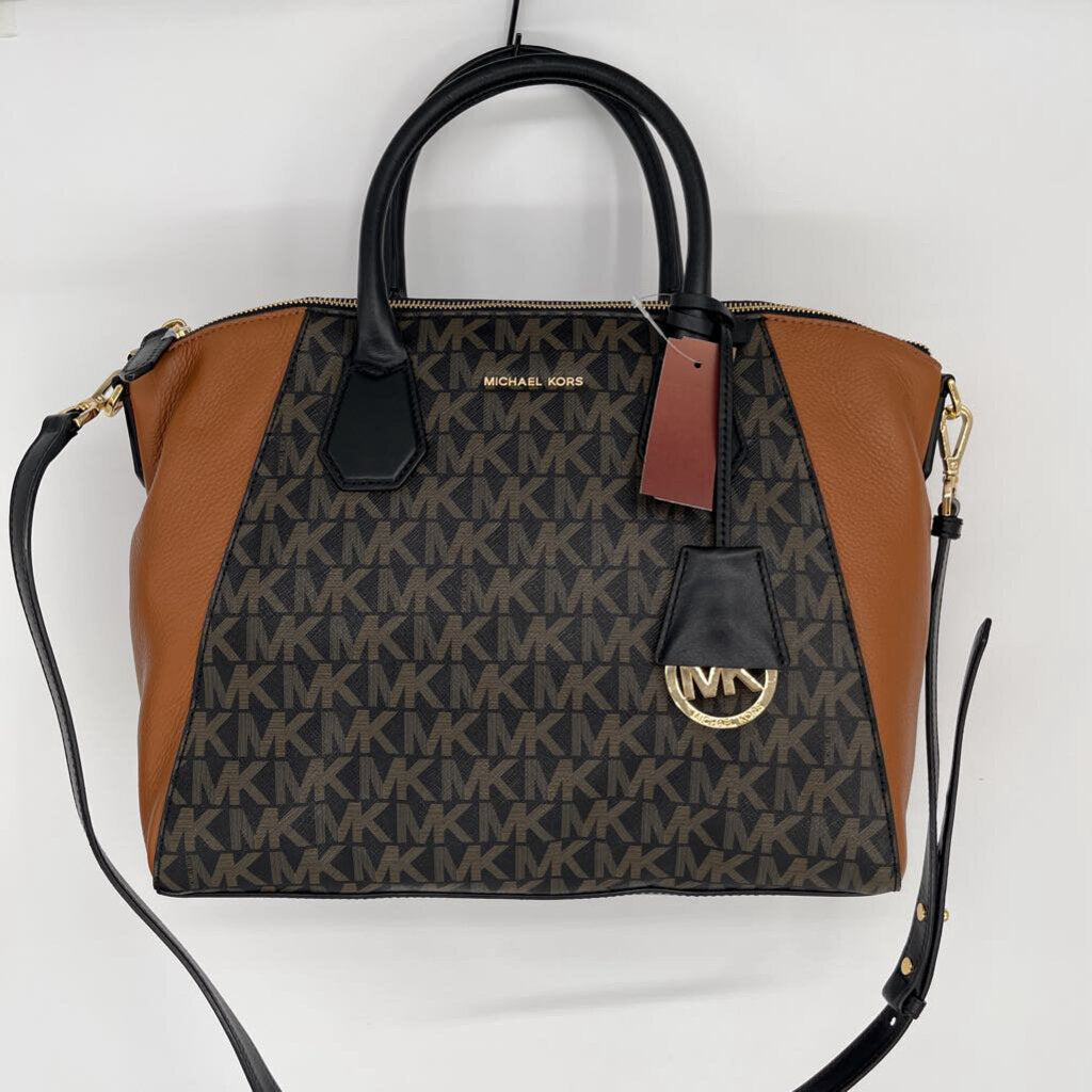 MK Logo Satchel
