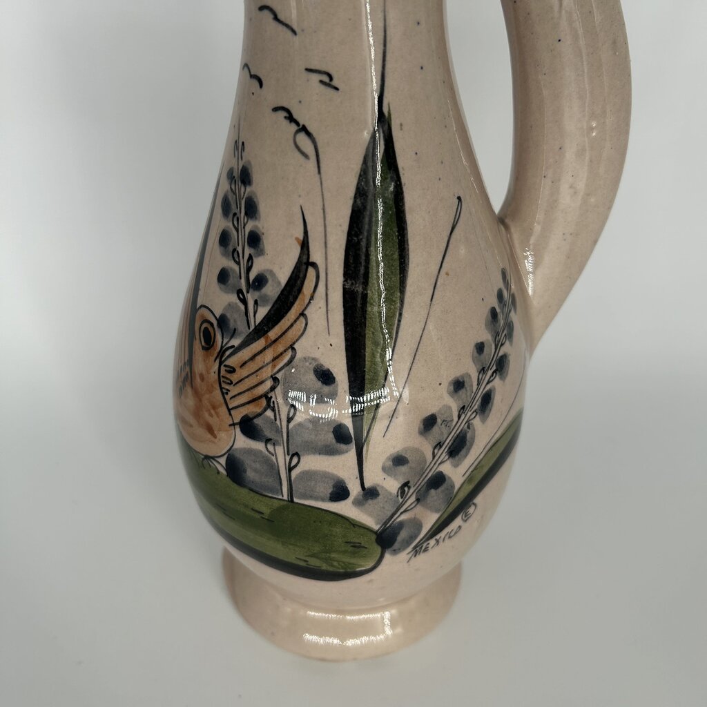 Folkart Pottery Pitcher