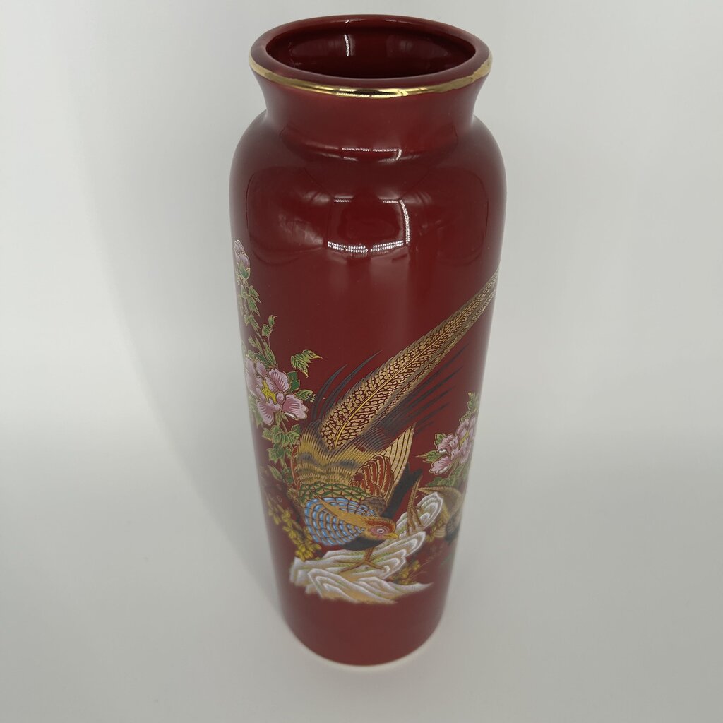 Toyo Vase w/ Bird & Flowers