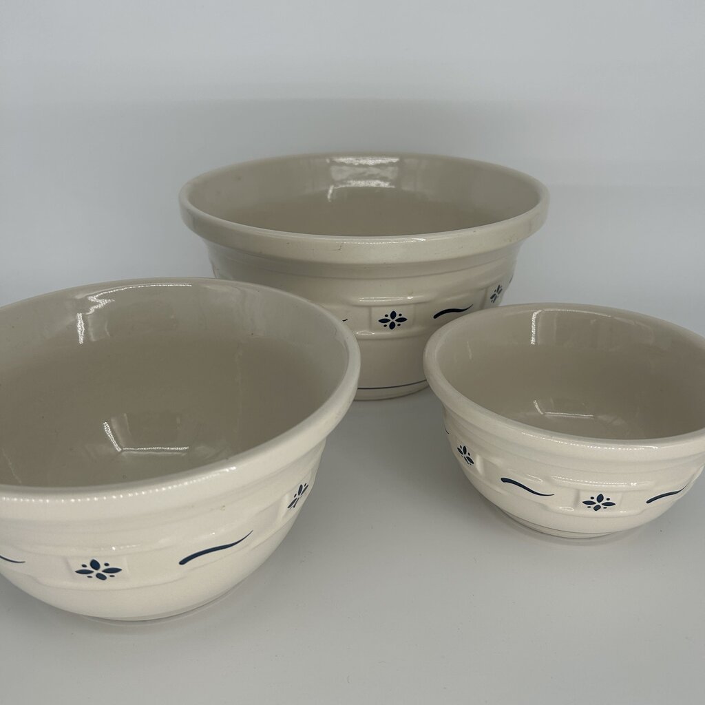 Longaberger Mixing Bowl Set