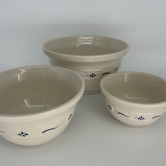 Longaberger Mixing Bowl Set