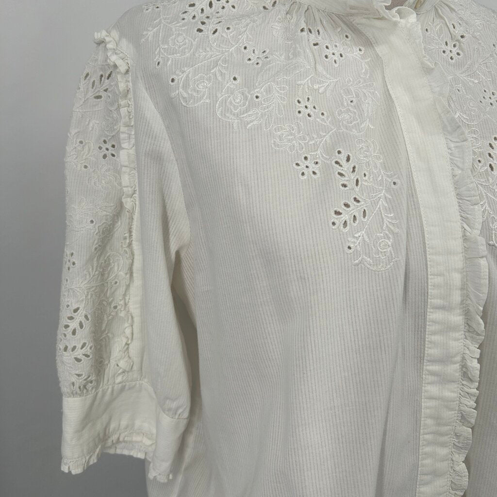 J Crew S/s Embroidered Shirt