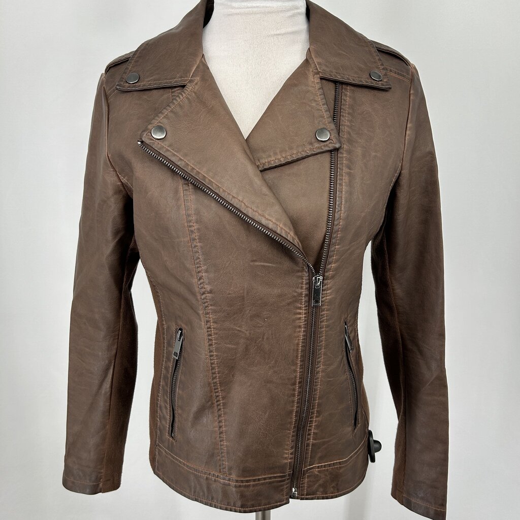 Sebby Vegan Leather Moto Jacket