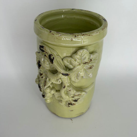 Ceramic Grape Vine Wine Holder