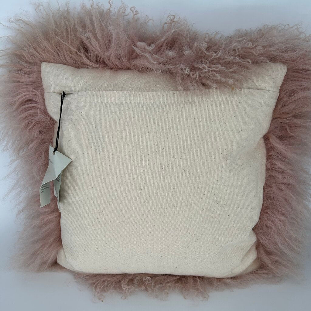 West Elm Lamb Fur Pillow