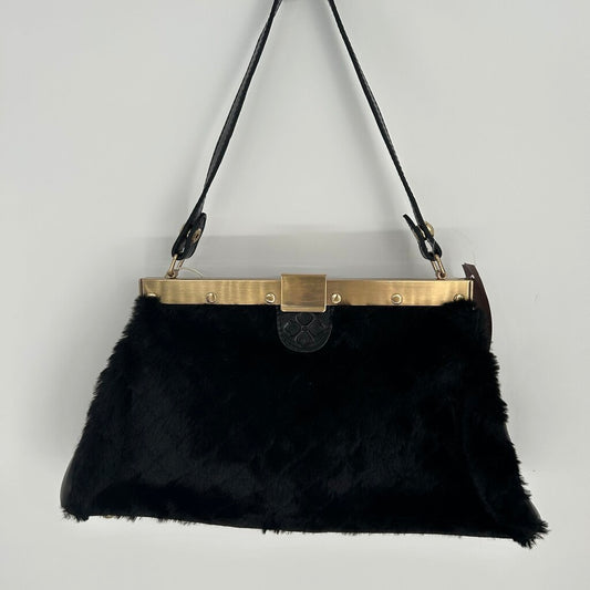Patricia Nash Faux Fur Shoulder Bag