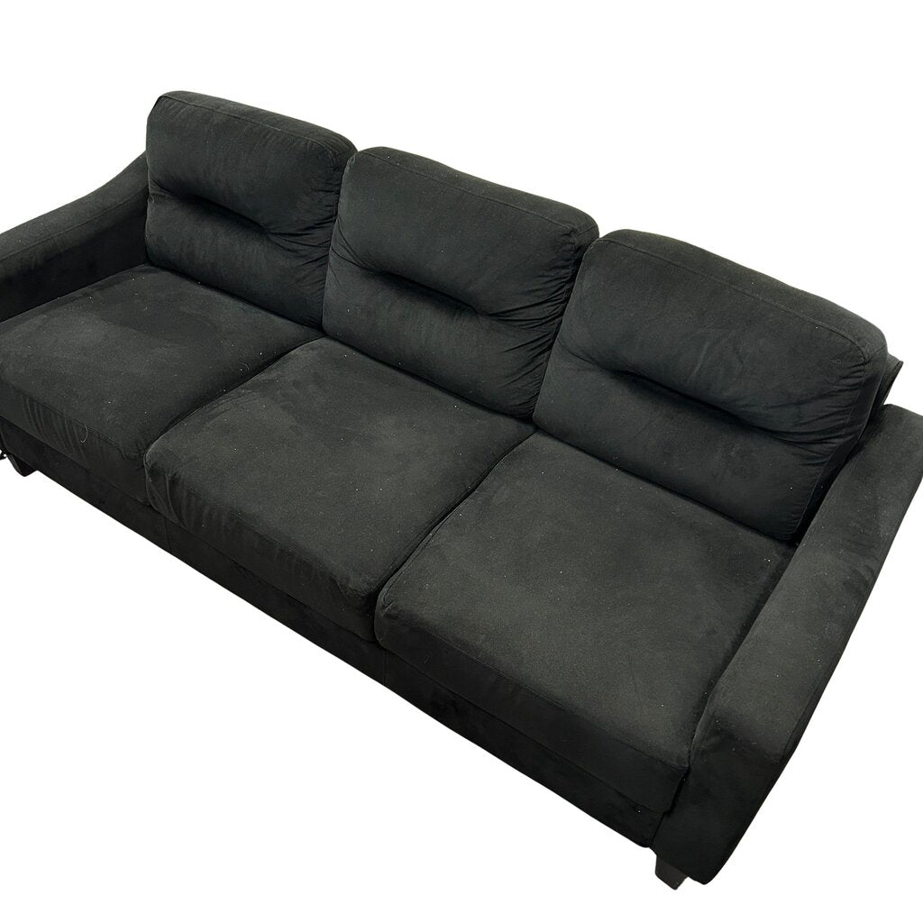 Microfiber Couch AS IS