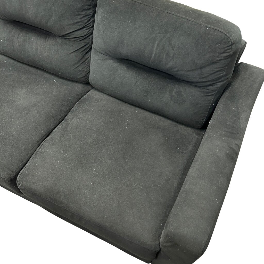 Microfiber Couch AS IS