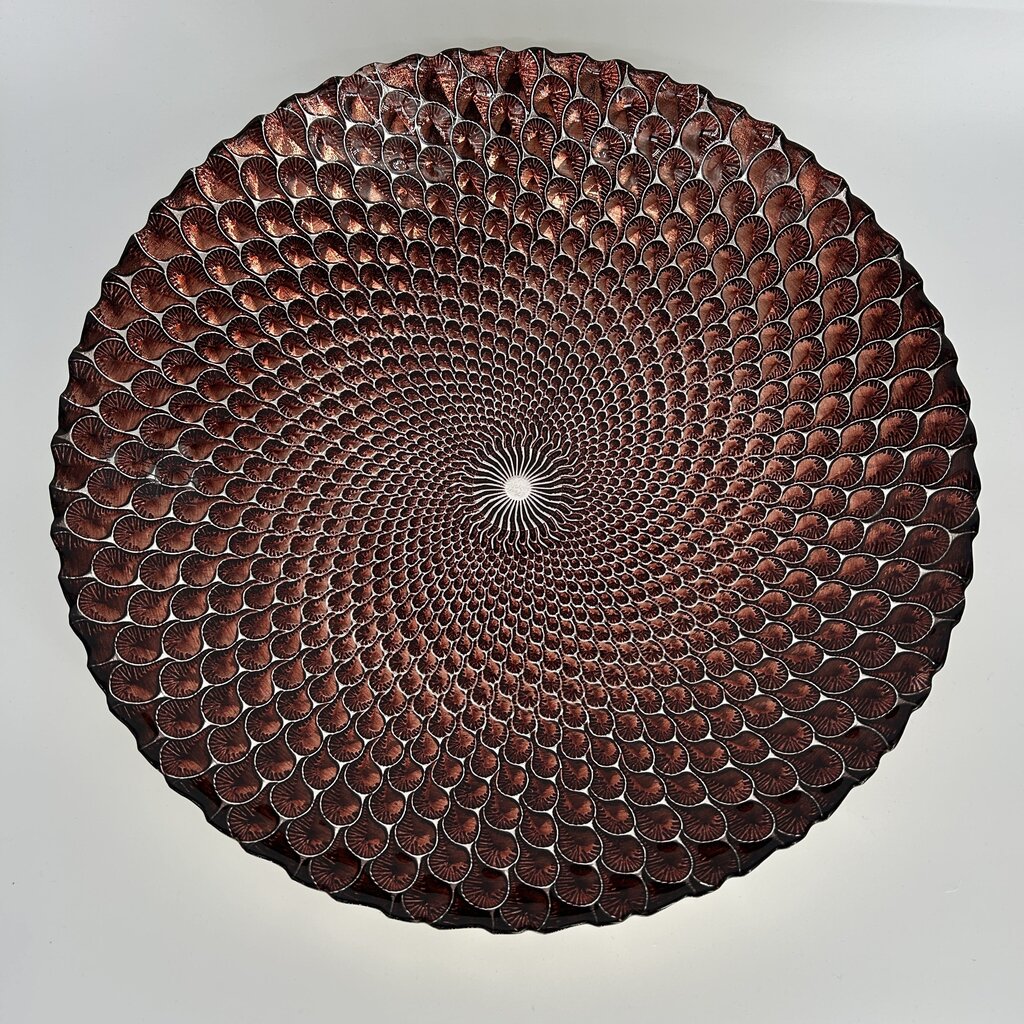 Moroccan Style Peacock Feather Bowl