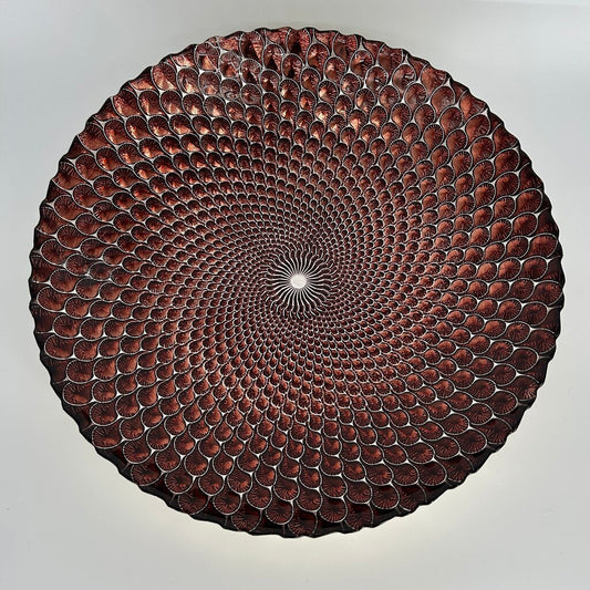 Moroccan Style Peacock Feather Bowl