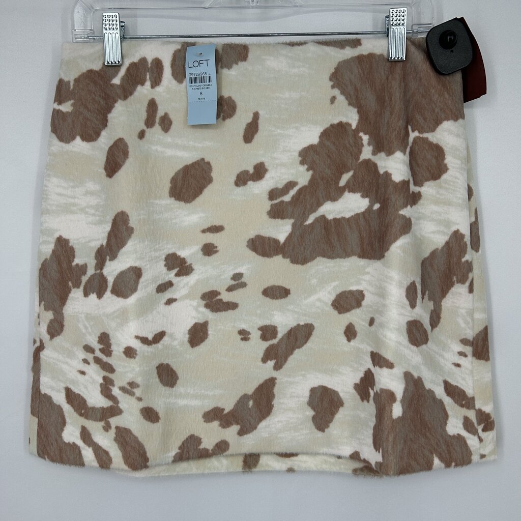 Loft Faux Cow Skirt