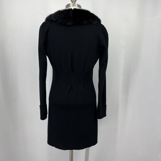 Cabi L/s Cardigan w/Faux Fur Collar