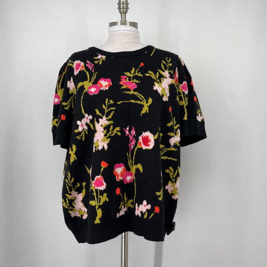 Tahari S/s Floral Sweater