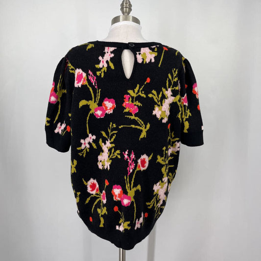 Tahari S/s Floral Sweater