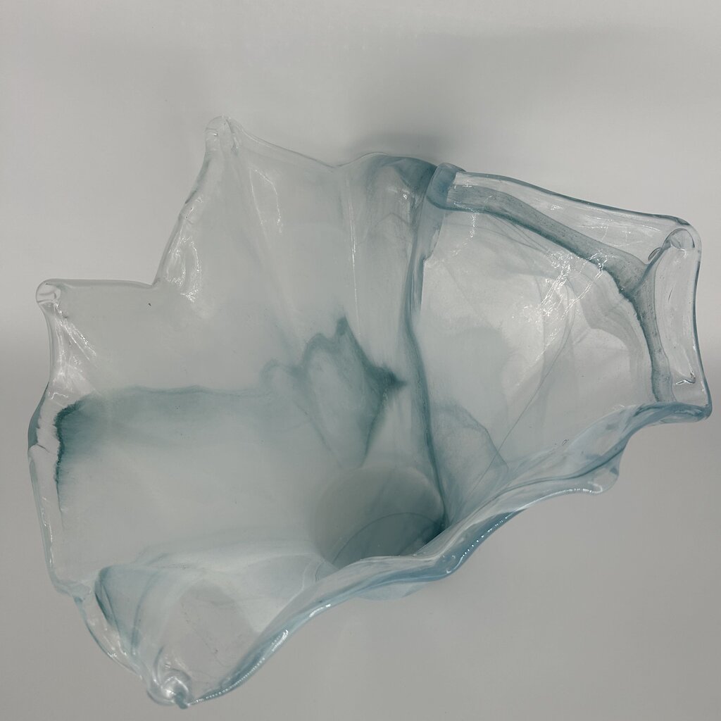 Art Glass Handkerchief Vase