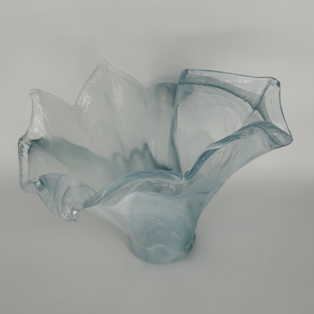 Art Glass Handkerchief Vase