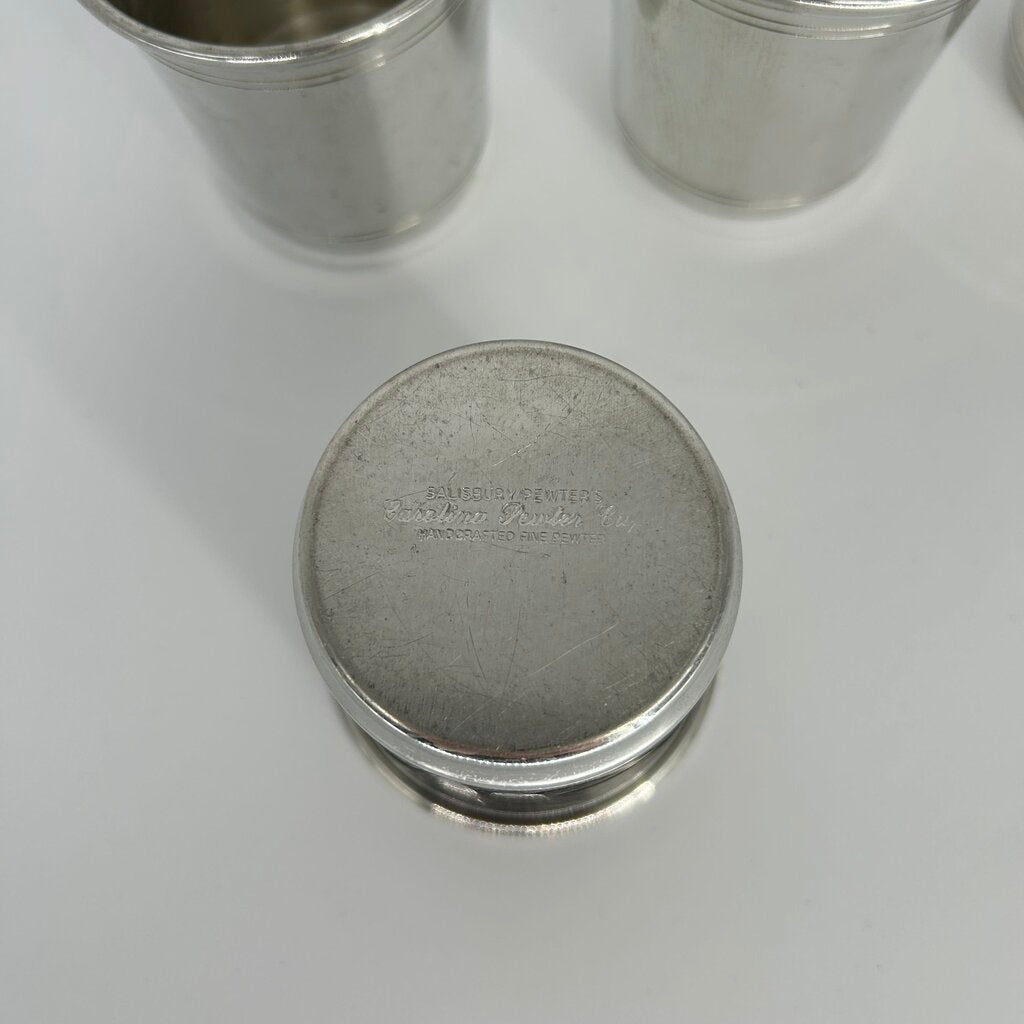 Carolina Pewter Julep Cups