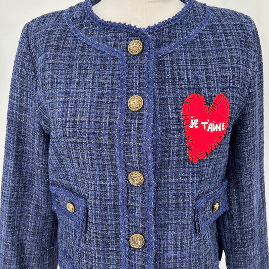 Aqua Kerri Rosenthal Jacket