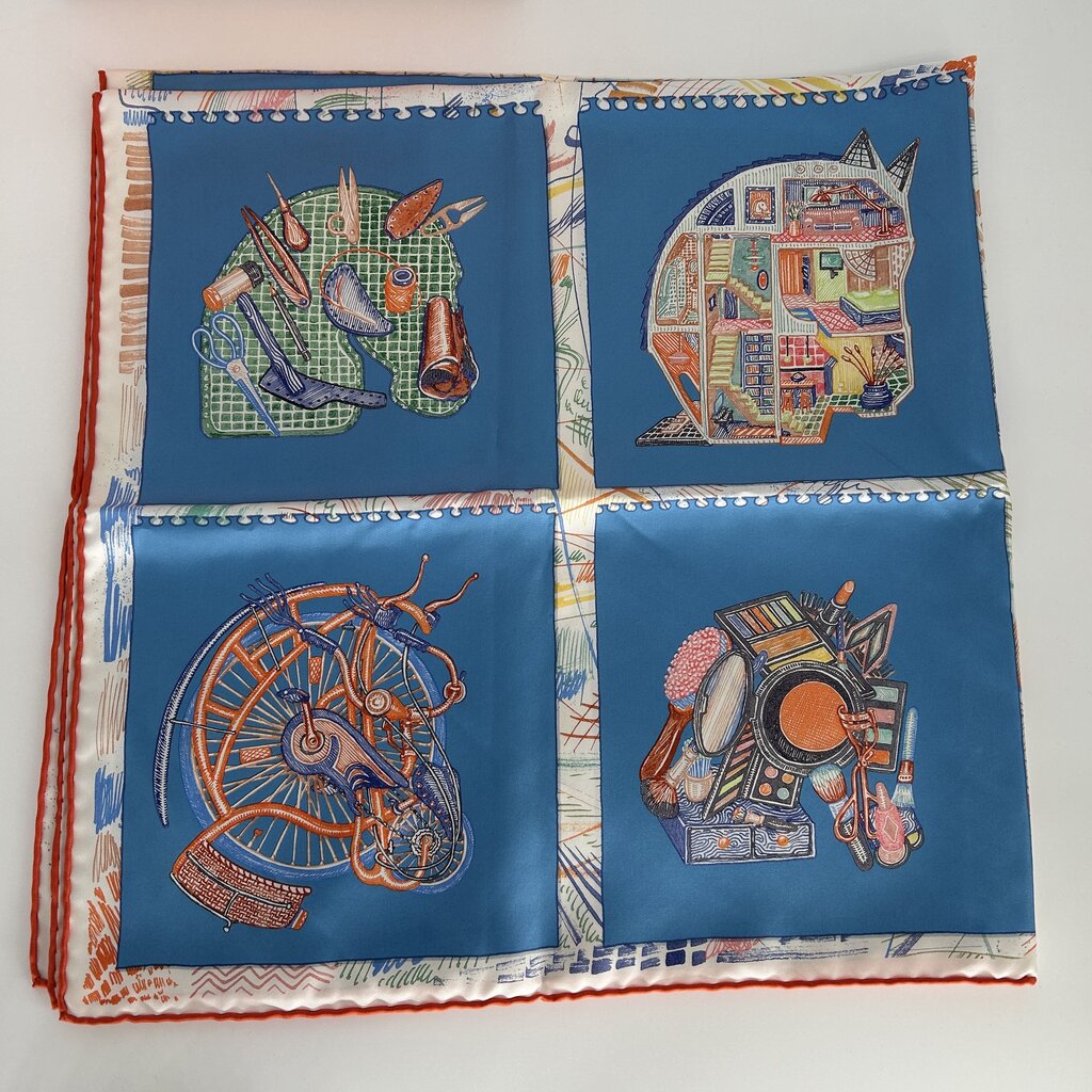 Hermes Silk Scarf