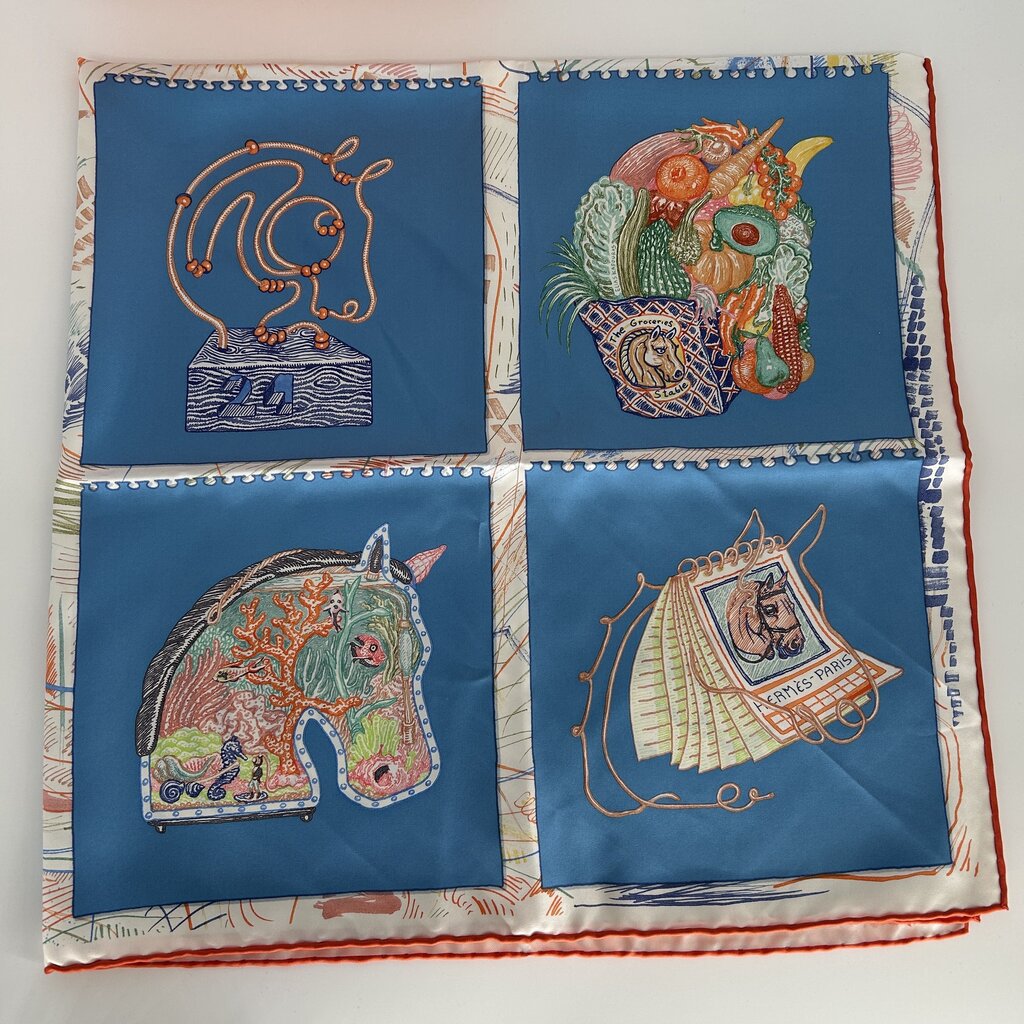 Hermes Silk Scarf