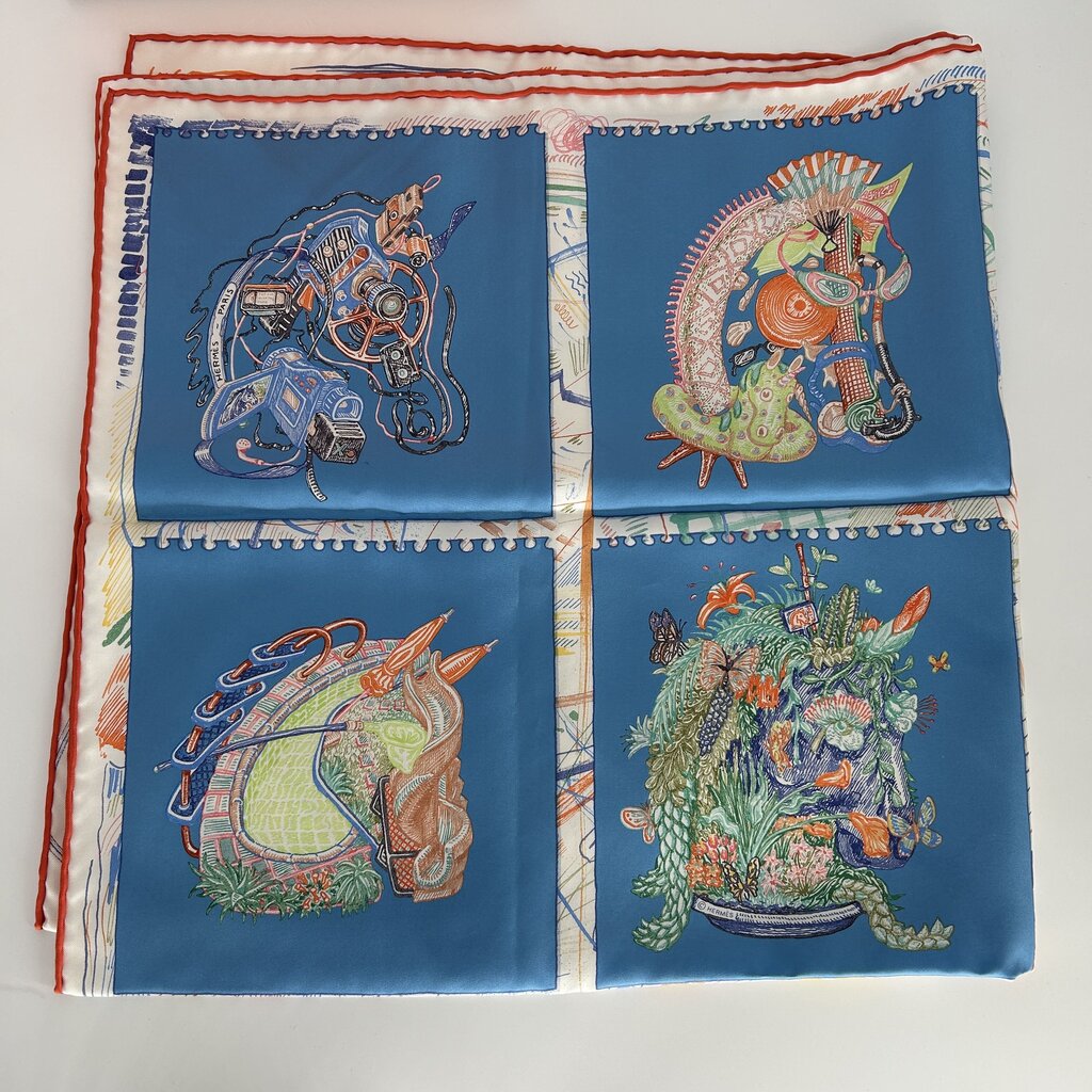 Hermes Silk Scarf