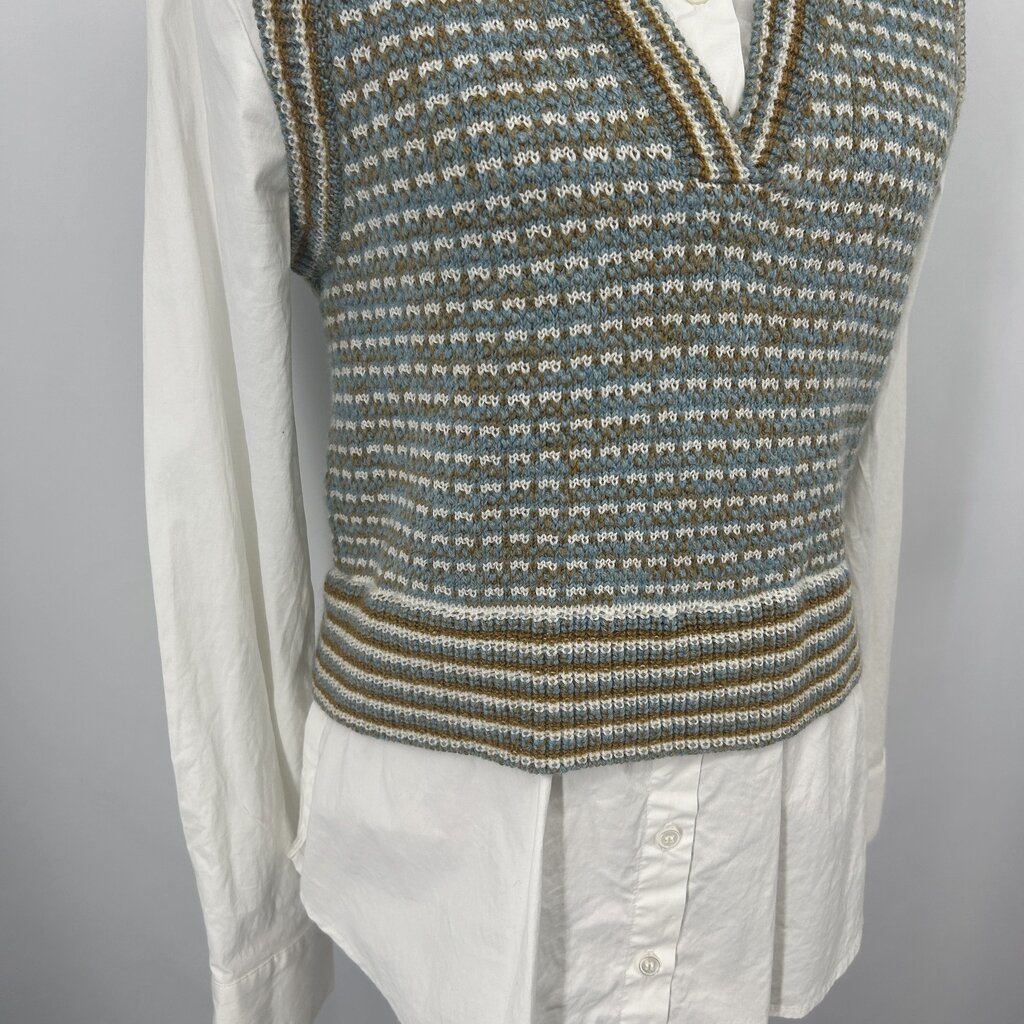 Veronica Beard L/S Twofer Shirt