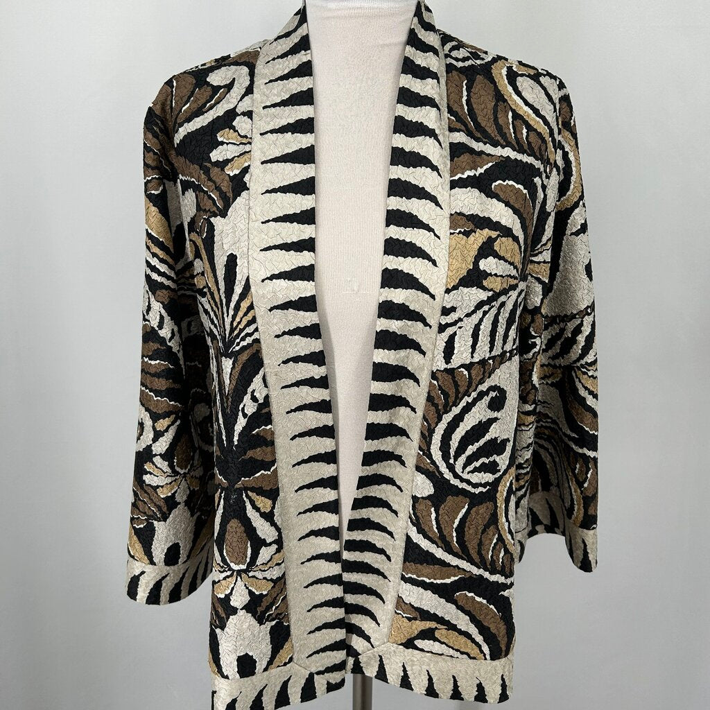 Chicos Open Crinkle Jacket