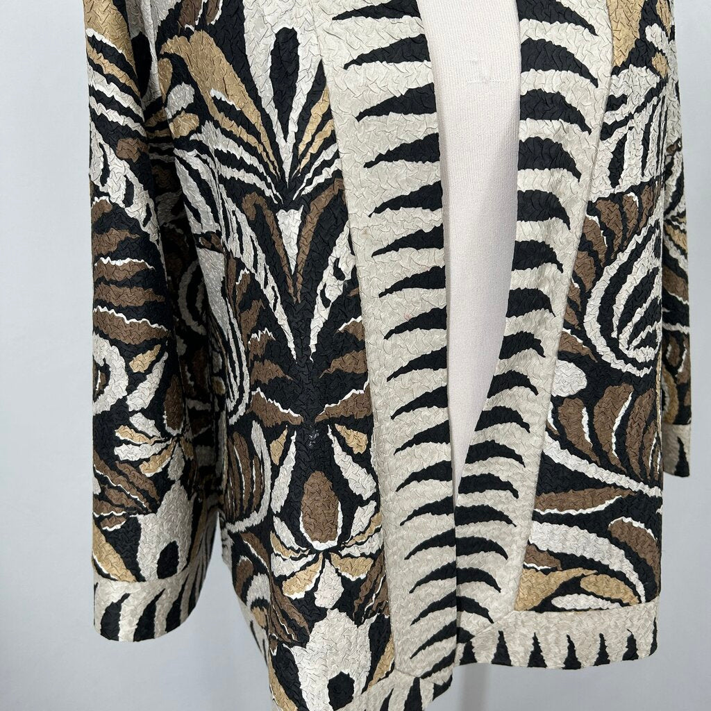 Chicos Open Crinkle Jacket