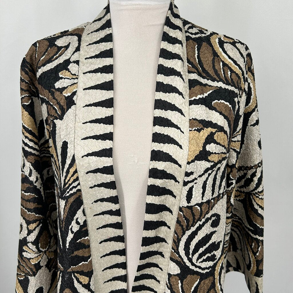 Chicos Open Crinkle Jacket