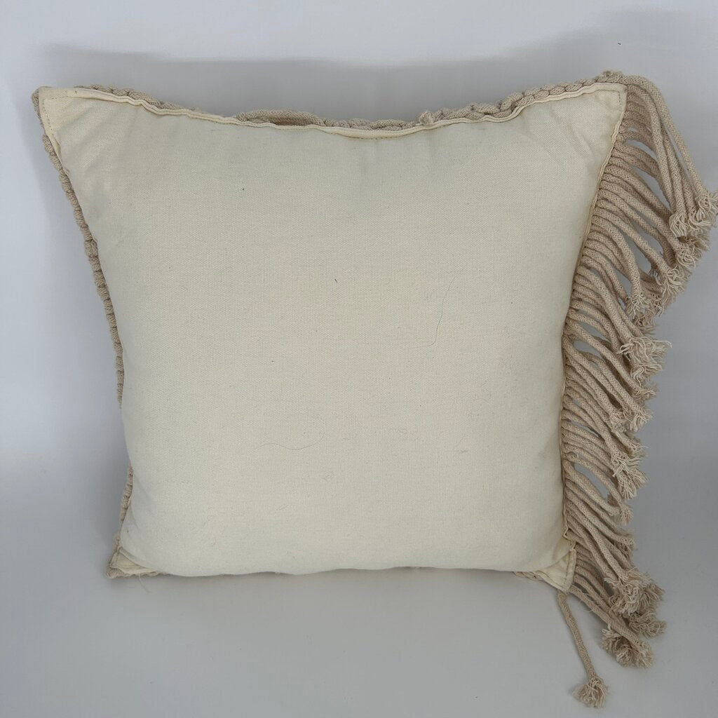 Macrame Front Pillow