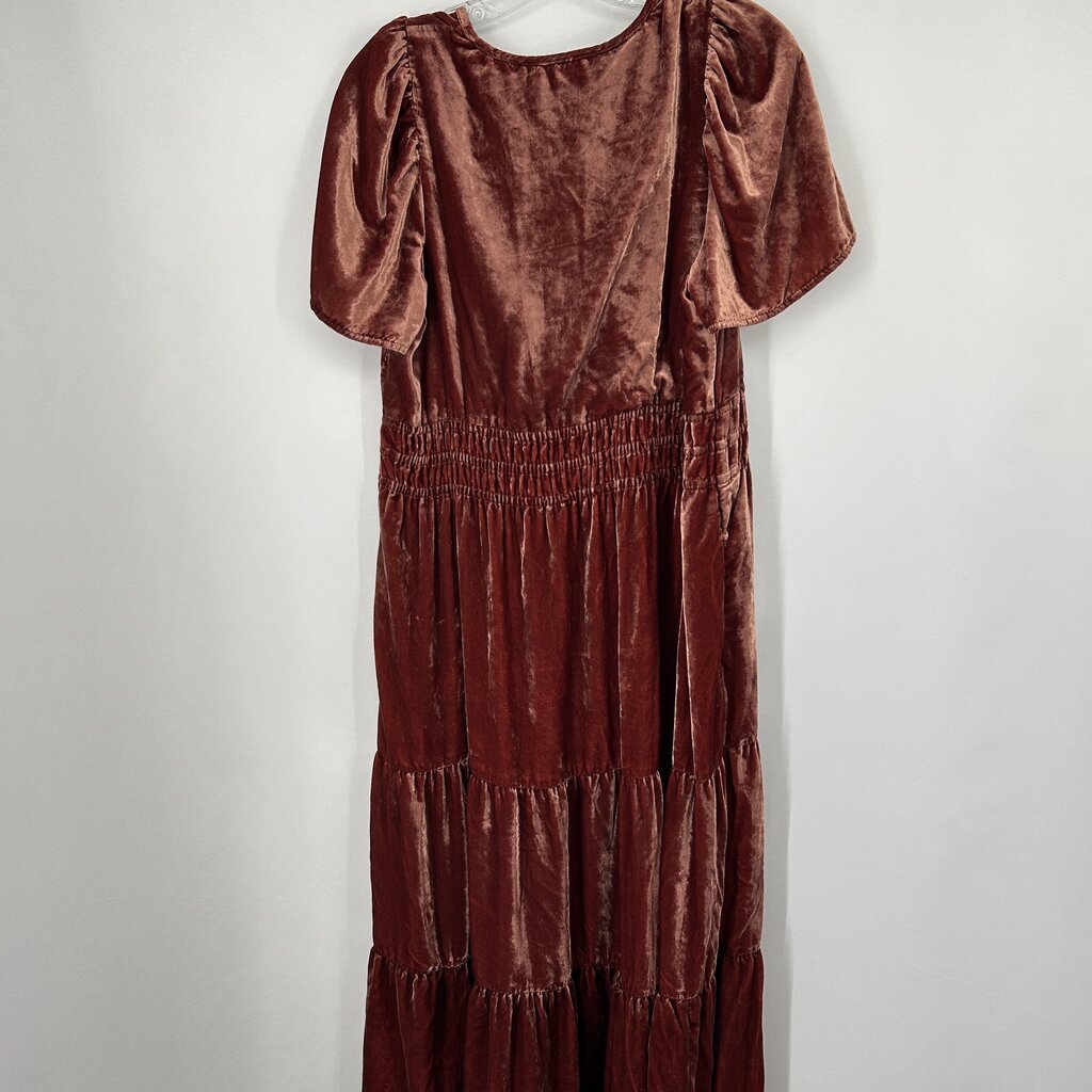 Anthropologie S/s Velvet Maxi Dress