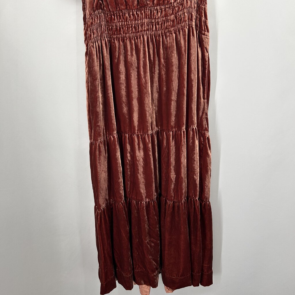 Anthropologie S/s Velvet Maxi Dress