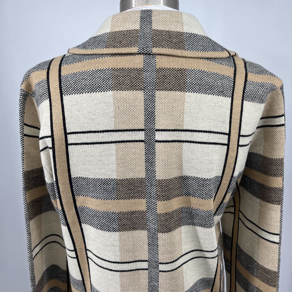 Anne Klein Plaid Coat