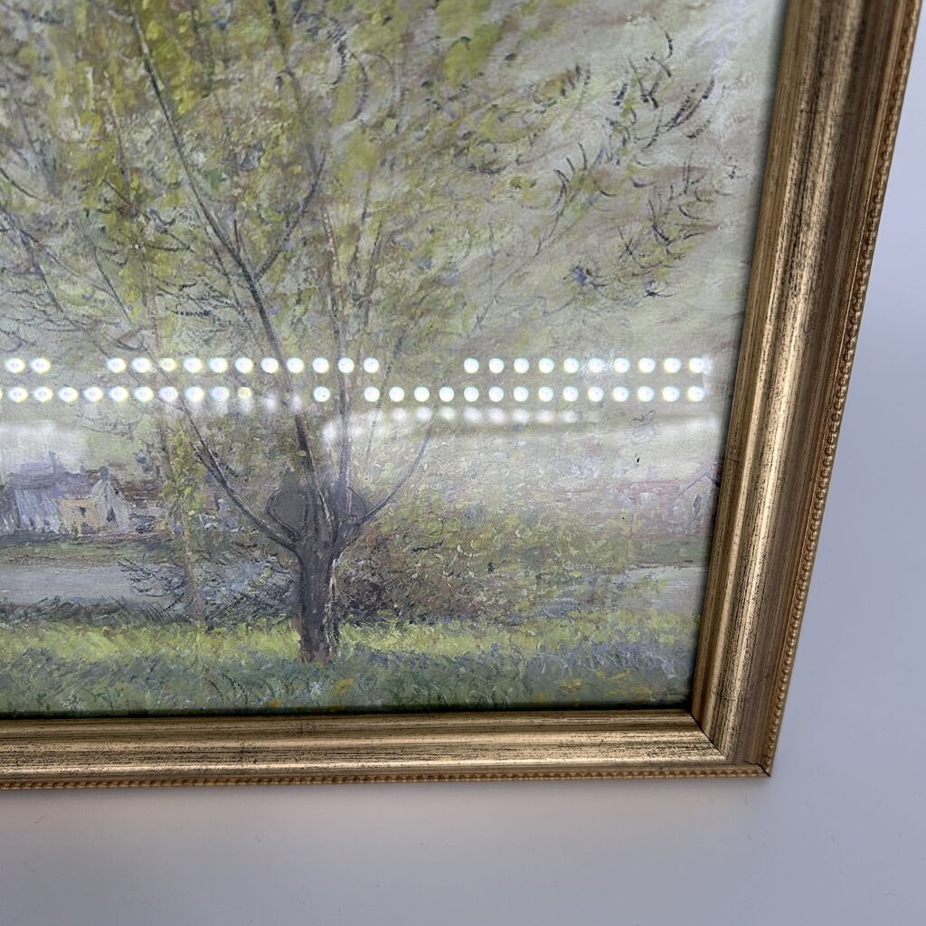 Framed Monet "The Willows" Print