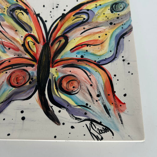 Ceramic Butterfly Plate