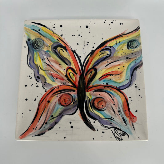 Ceramic Butterfly Plate