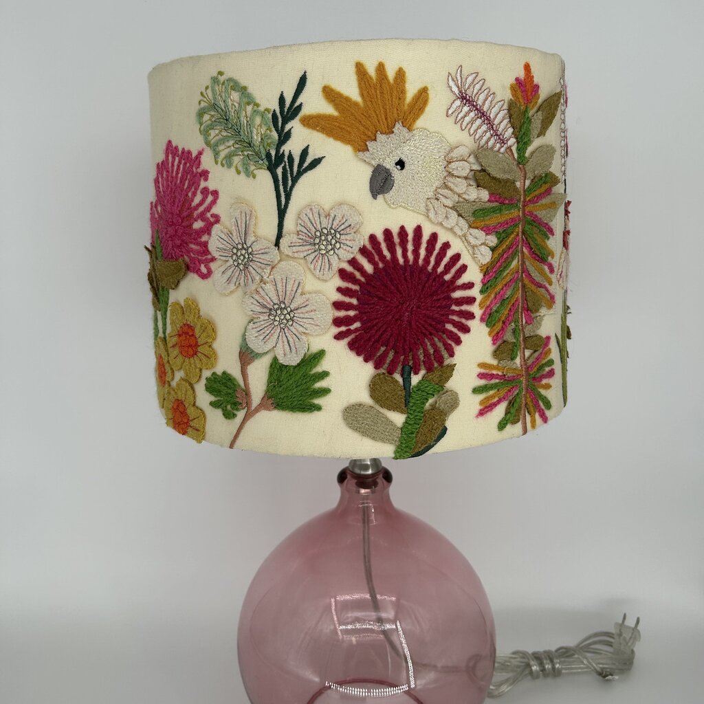 Glass Orb Base Lamp