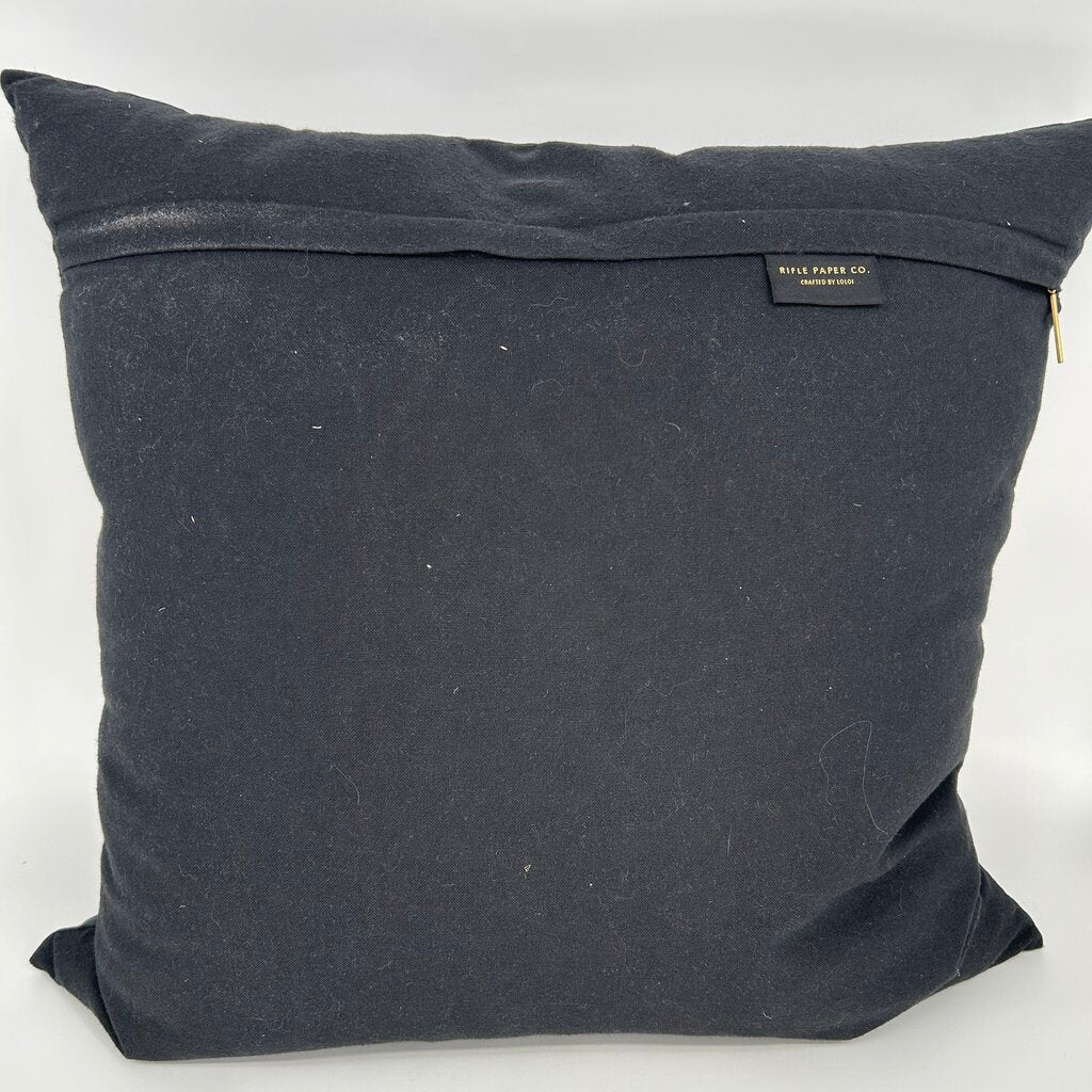 Floral Embroidery Pillow