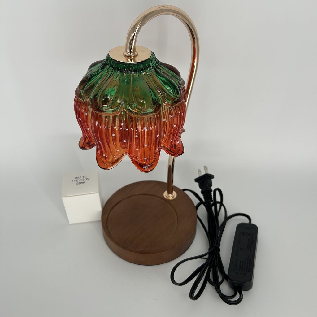 Glass Strawberry Candle Warmer