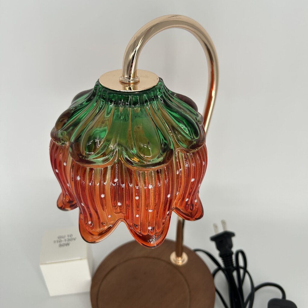 Glass Strawberry Candle Warmer