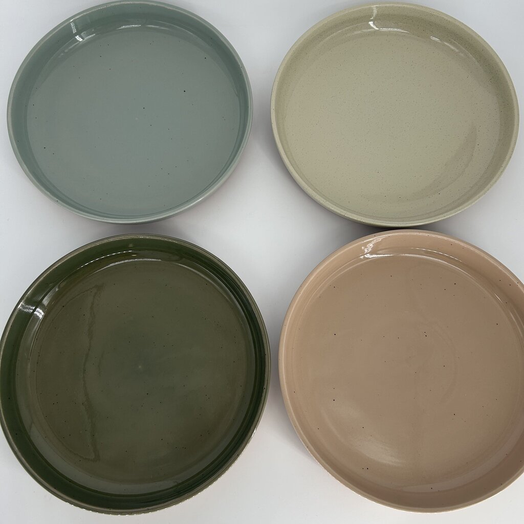 Stoneware Shallow Bowl Set