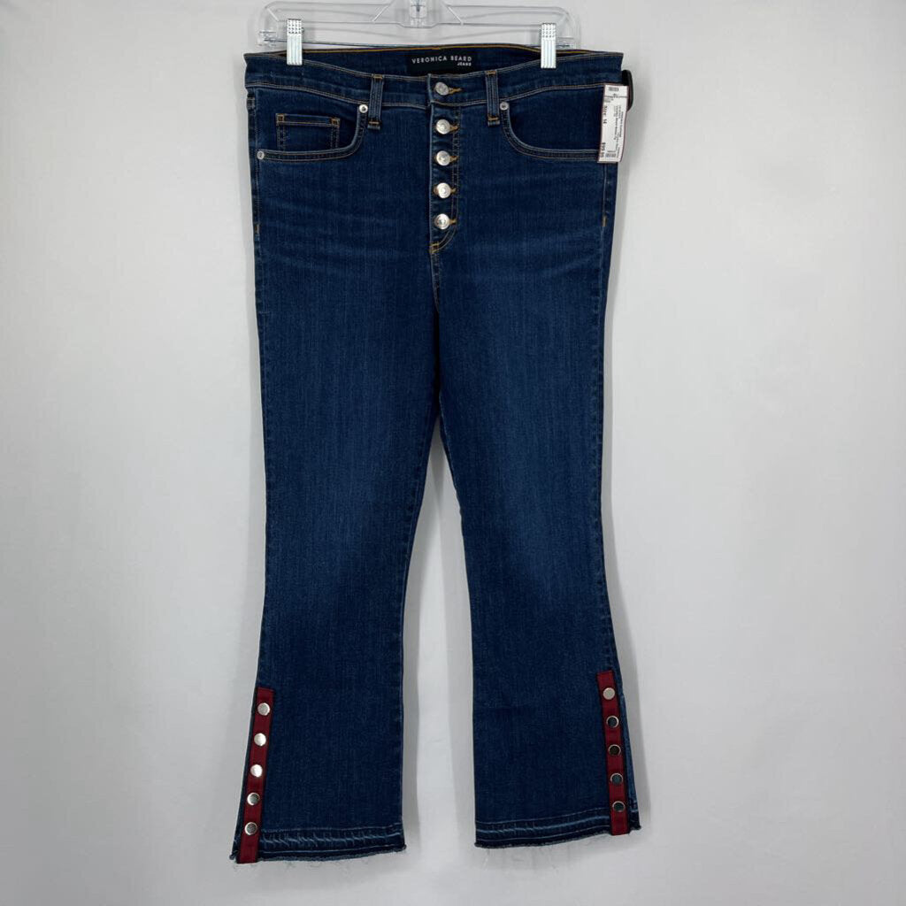 Veronica Beard Button Fly Jeans