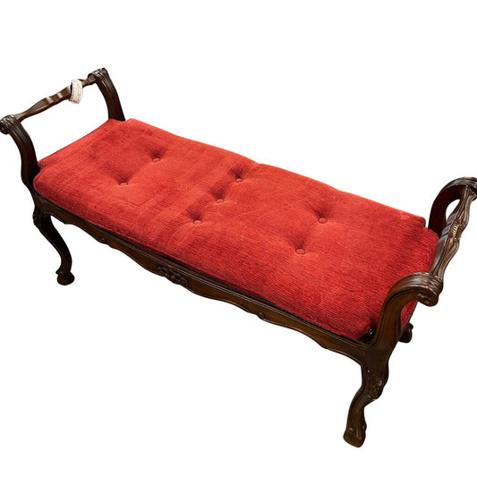 BD Wood & Velvet Bench