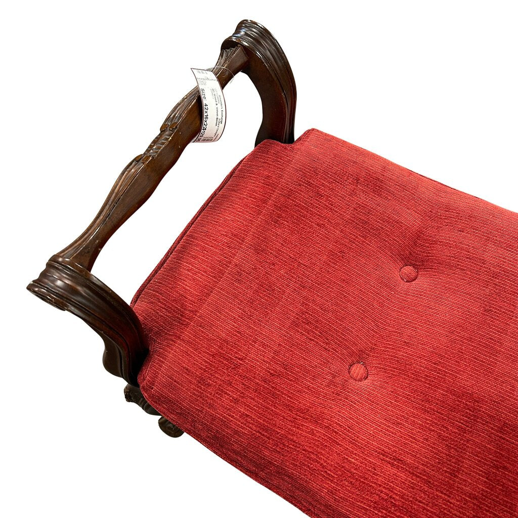 BD Wood & Velvet Bench